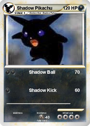 Pokemon Shadow Pikachu