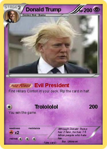 Pokemon Donald Trump