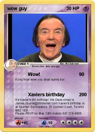 Pokemon wow guy