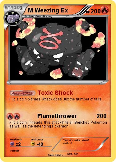 Pokemon M Weezing Ex