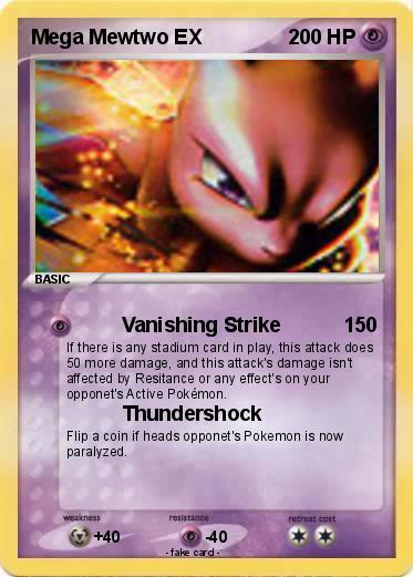 Pokemon Mega Mewtwo EX