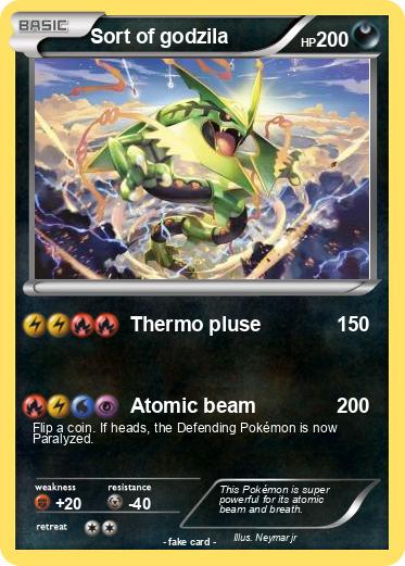 Pokemon Sort of godzila