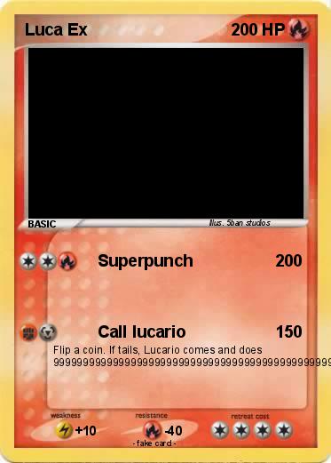 Pokemon Luca Ex