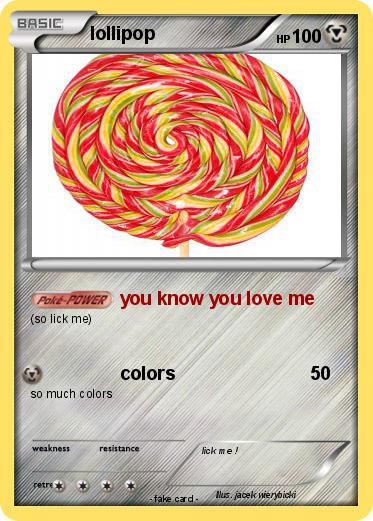 Pokemon lollipop