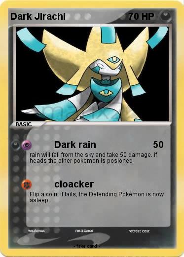 Pokemon Dark Jirachi