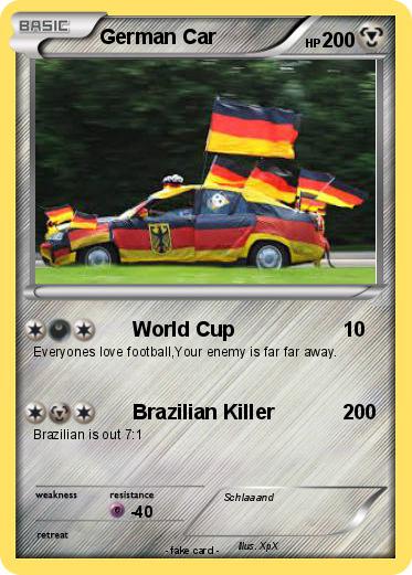 Pokemon German Car