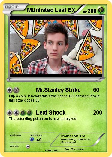 Pokemon MUnlisted Leaf EX