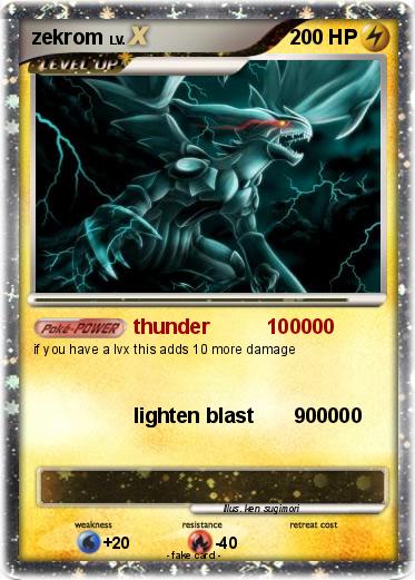 Pokemon zekrom