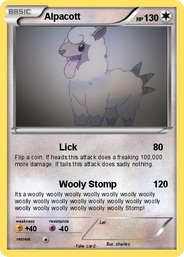 Pokemon Alpacott