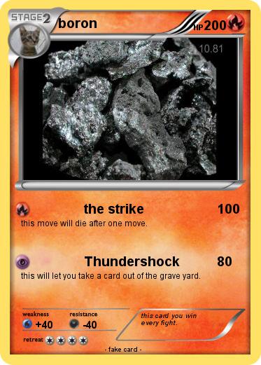 Pokemon boron
