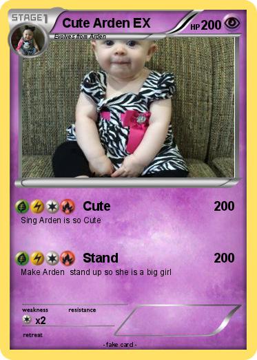Pokemon Cute Arden EX
