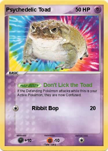 Pokemon Psychedelic Toad