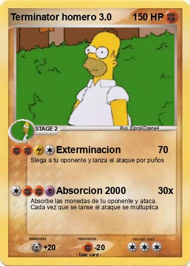 Pokemon Terminator homero 3.0