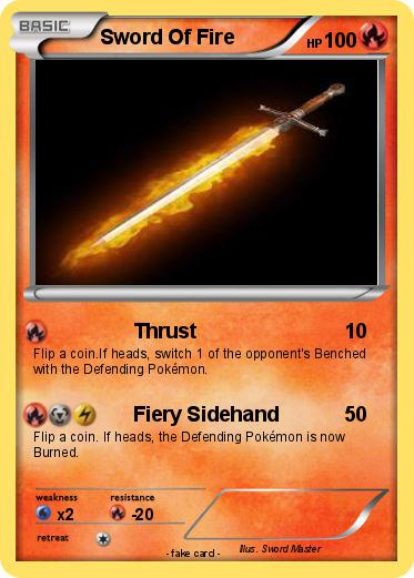 Pokemon Sword Of Fire