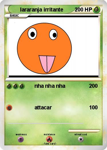 Pokemon lararanja irritante
