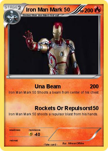 Pokemon Iron Man Mark 50