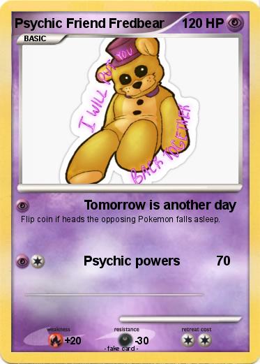 Pokemon Psychic Friend Fredbear