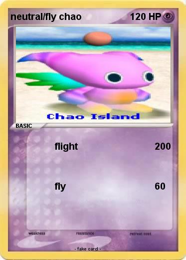 Pokemon neutral/fly chao
