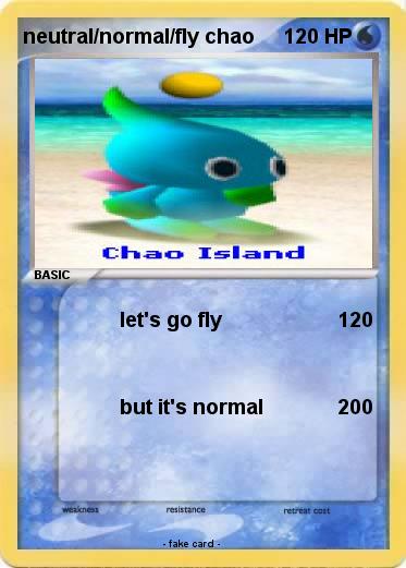 Pokemon neutral/normal/fly chao