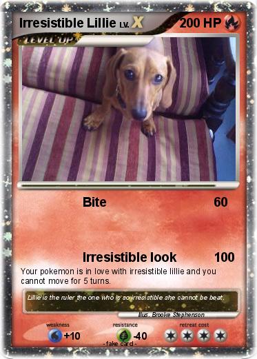 Pokemon Irresistible Lillie