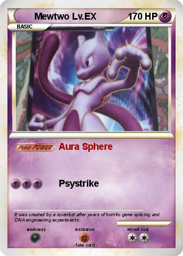 Pokemon Mewtwo Lv.EX