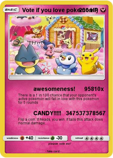 Pokemon Vote if you love pokemon :)