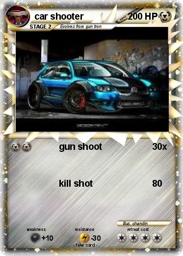 Pokemon car shooter