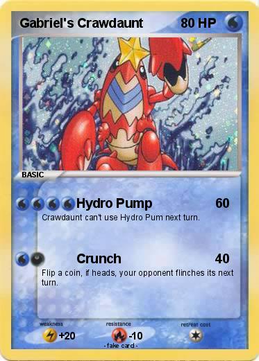 Pokemon Gabriel's Crawdaunt