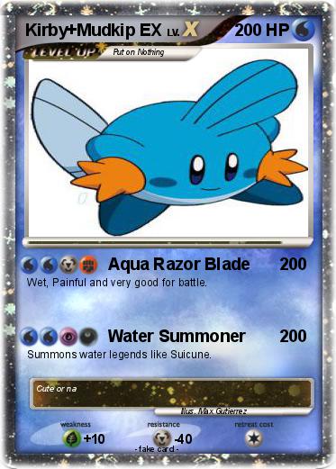 Pokemon Kirby+Mudkip EX