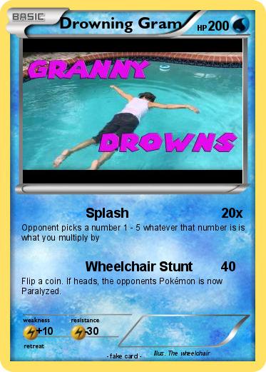 Pokemon Drowning Gram