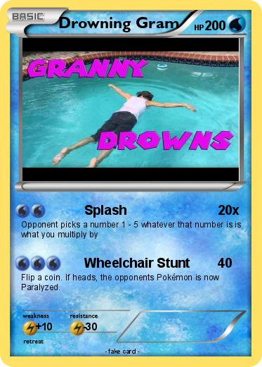 Pokemon Drowning Gram