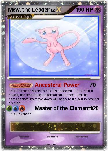 Pokemon Mew, the Leader