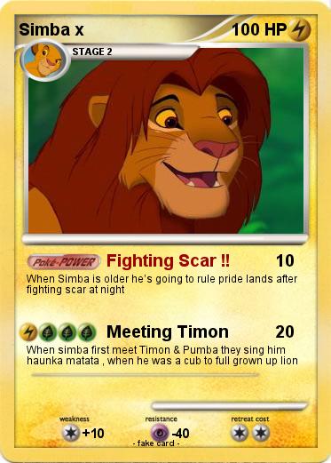 Pokemon Simba x