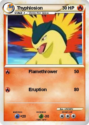 Pokemon Thyphlosion