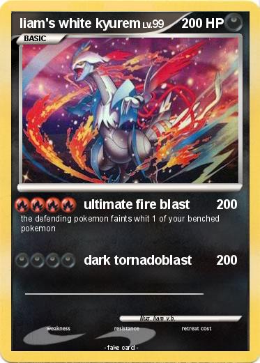 Pokemon liam's white kyurem
