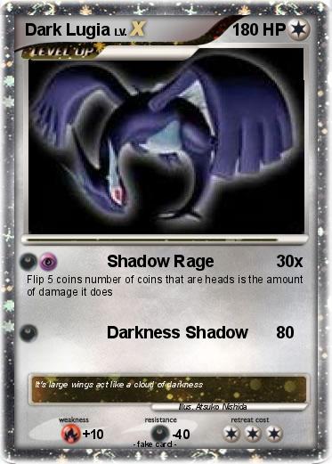 Pokemon Dark Lugia