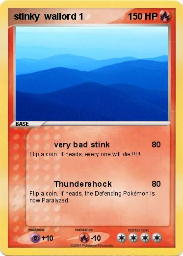 Pokemon stinky  wailord 1