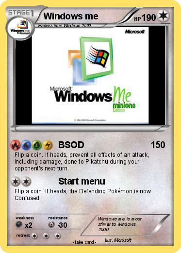 Pokemon Windows me