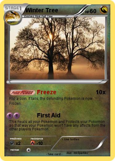 Pokemon Winter Tree