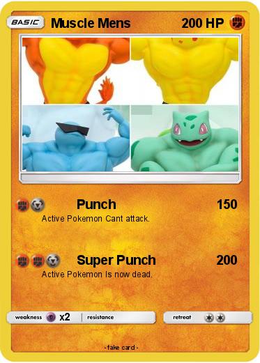 Pokemon Muscle Mens