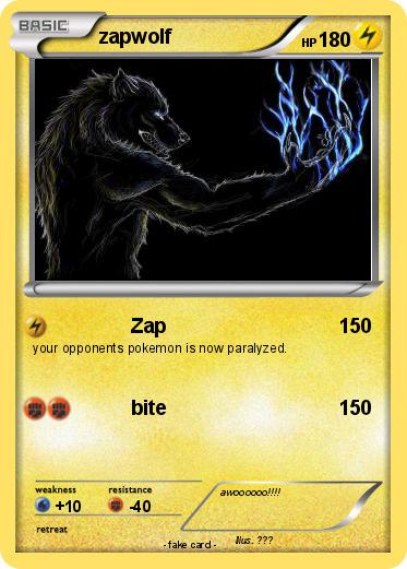 Pokemon zapwolf