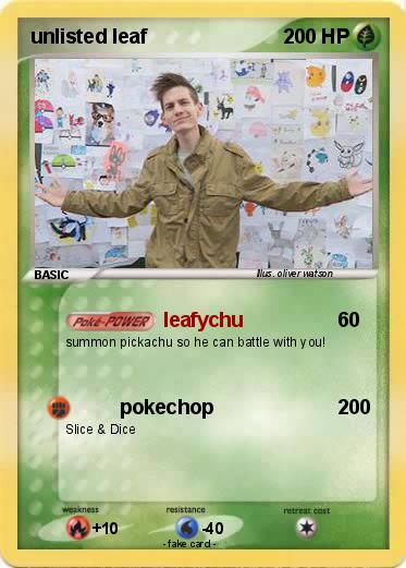 Pokemon unlisted leaf