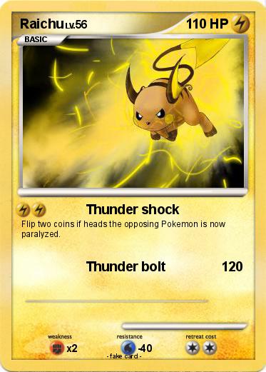 Pokemon Raichu