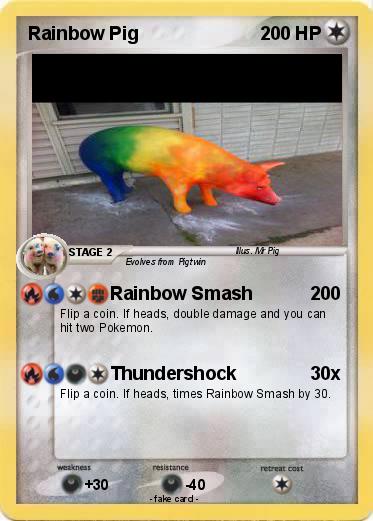 Pokemon Rainbow Pig