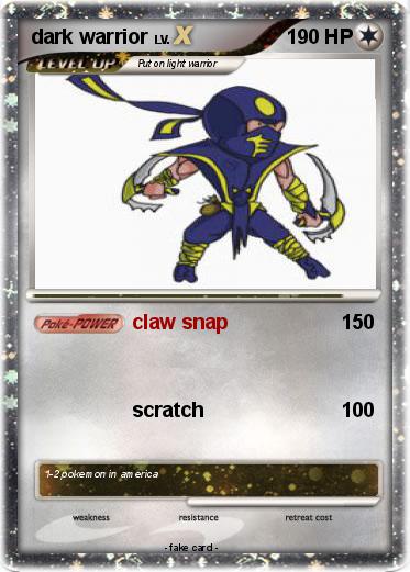 Pokemon dark warrior