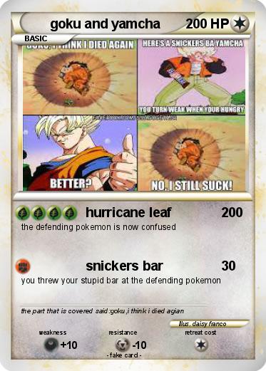 Pokemon goku and yamcha