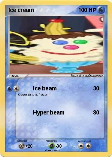 Pokemon Ice cream