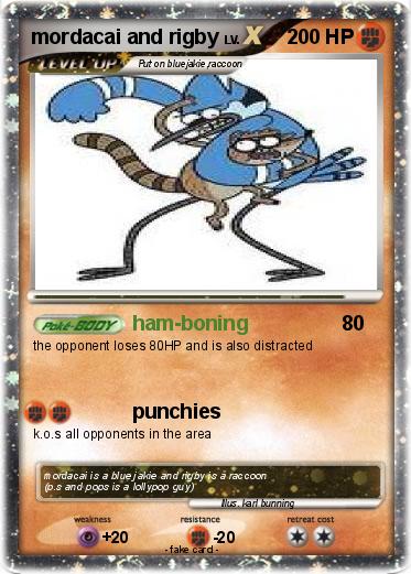 Pokemon mordacai and rigby