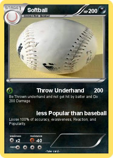 Pokemon Softball