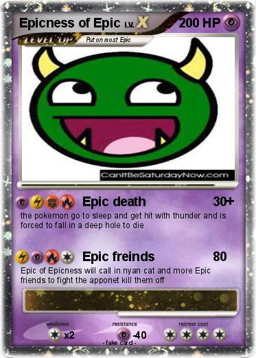 Pokemon Epicness of Epic